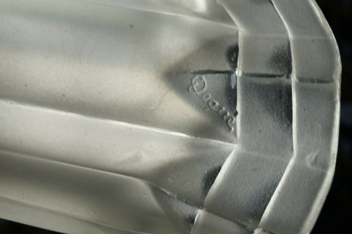 DEGUE: signed FRENCH 1930 ART DECO CHANDELIER ... bronze lustre lamp muller era