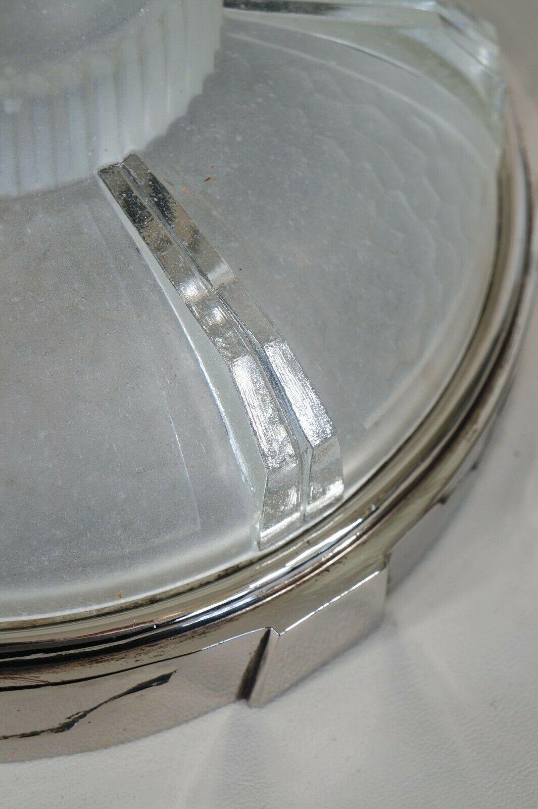 Gauthier EJG EZAN : PAIR OF FRENCH 1930 ART DECO FLUSH MOUNT S .......... France