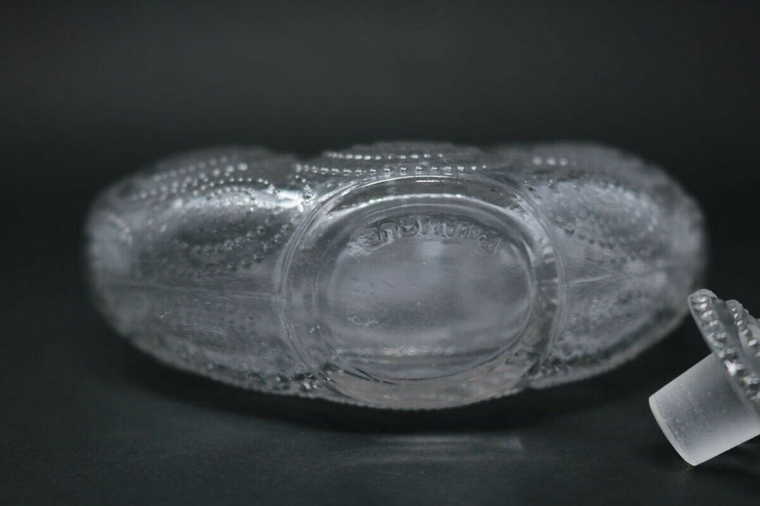 Rene Lalique Clear Glass 'Forvil 8 Relief' Perfume bottle