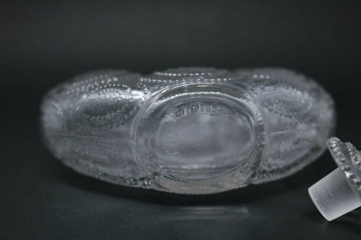 Rene Lalique Clear Glass 'Forvil 8 Relief' Perfume bottle