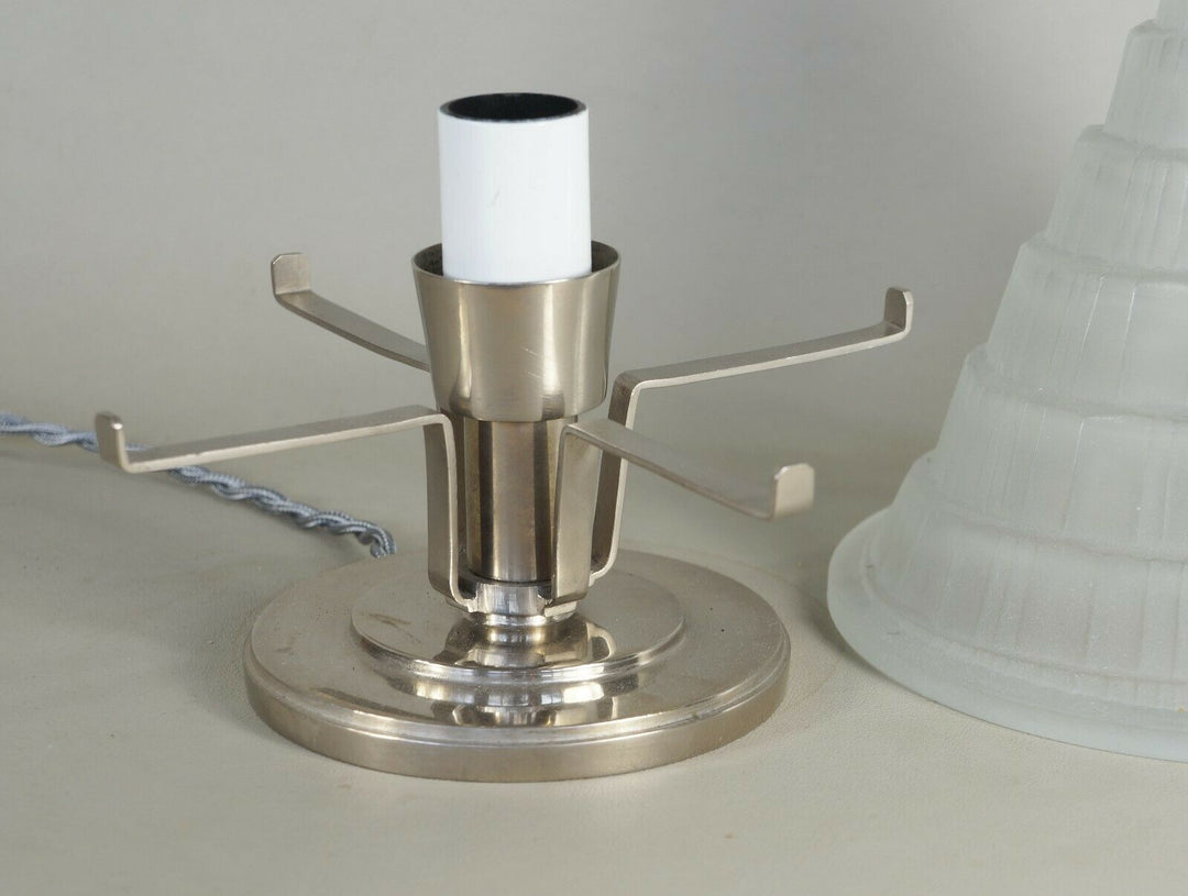 SABINO : FRENCH ART DECO LAMP 1930 ....................... lampe muller era 1935