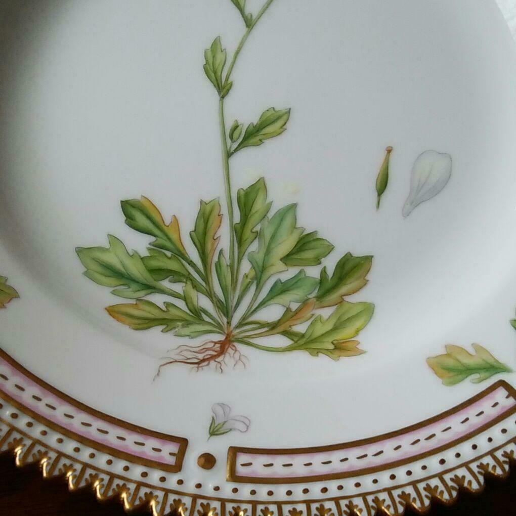 Flora Danica Plate 17cm Cake Plate