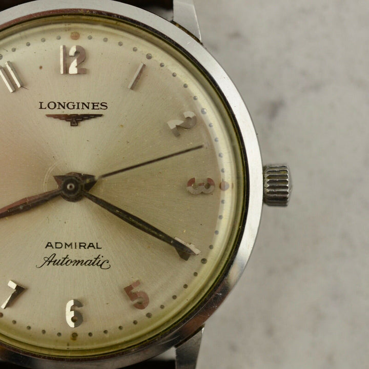 LONGINES 自動巻き時計 シルバー　希少　ヴィンテージ 1960年ヴィンテージ ロンジン 自動巻き アドミラル1200