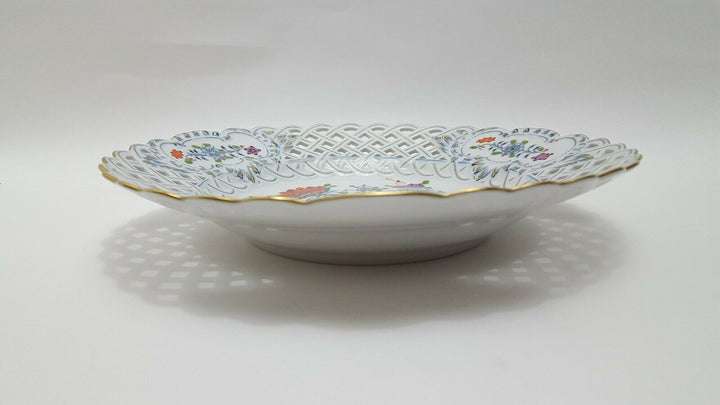 Meissen 1976 Durchbruch Teller Zwiebelmuster Royal Gold 1.Wahl 28,5cm.
