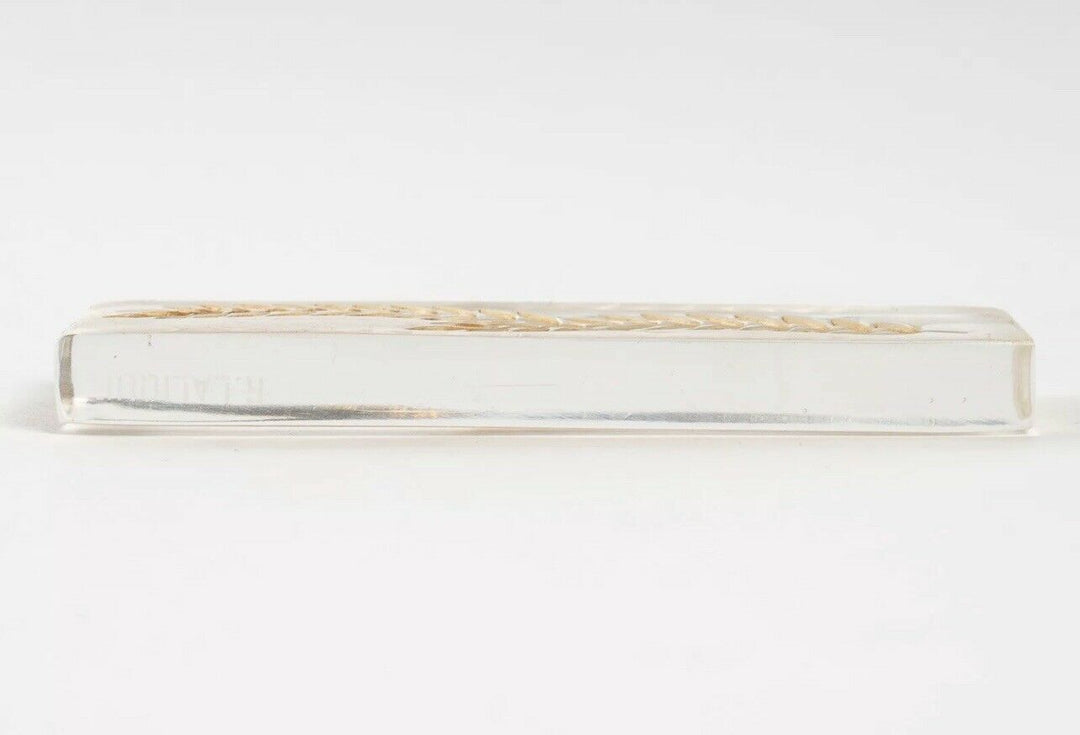6 Porte Couteaux Epis Patine Sepia René Lalique R.Lalique Glass Knife Rests