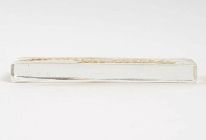 6 Porte Couteaux Epis Patine Sepia René Lalique R.Lalique Glass Knife Rests