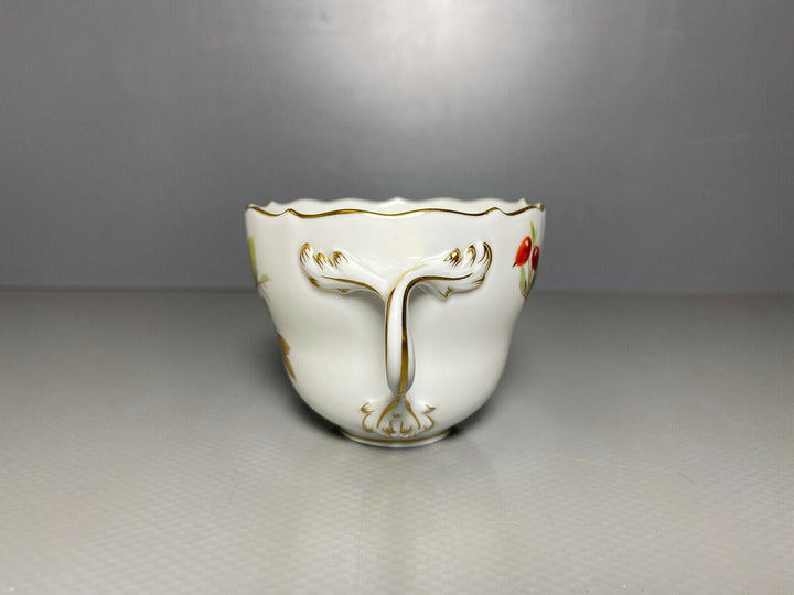 MEISSEN MOKKA GEDECK 2-TLG TASSE UT OBST FRÜCHTE MALEREI WALNUSS BEEREN BLUMEN