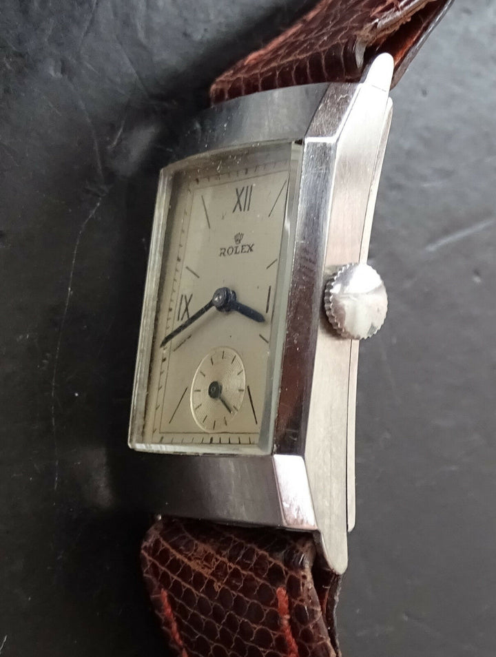 Rolex ♛ 2150 Art Deco Antique ELEGANT RARE Luxury Men's Doctor's Watch 1925