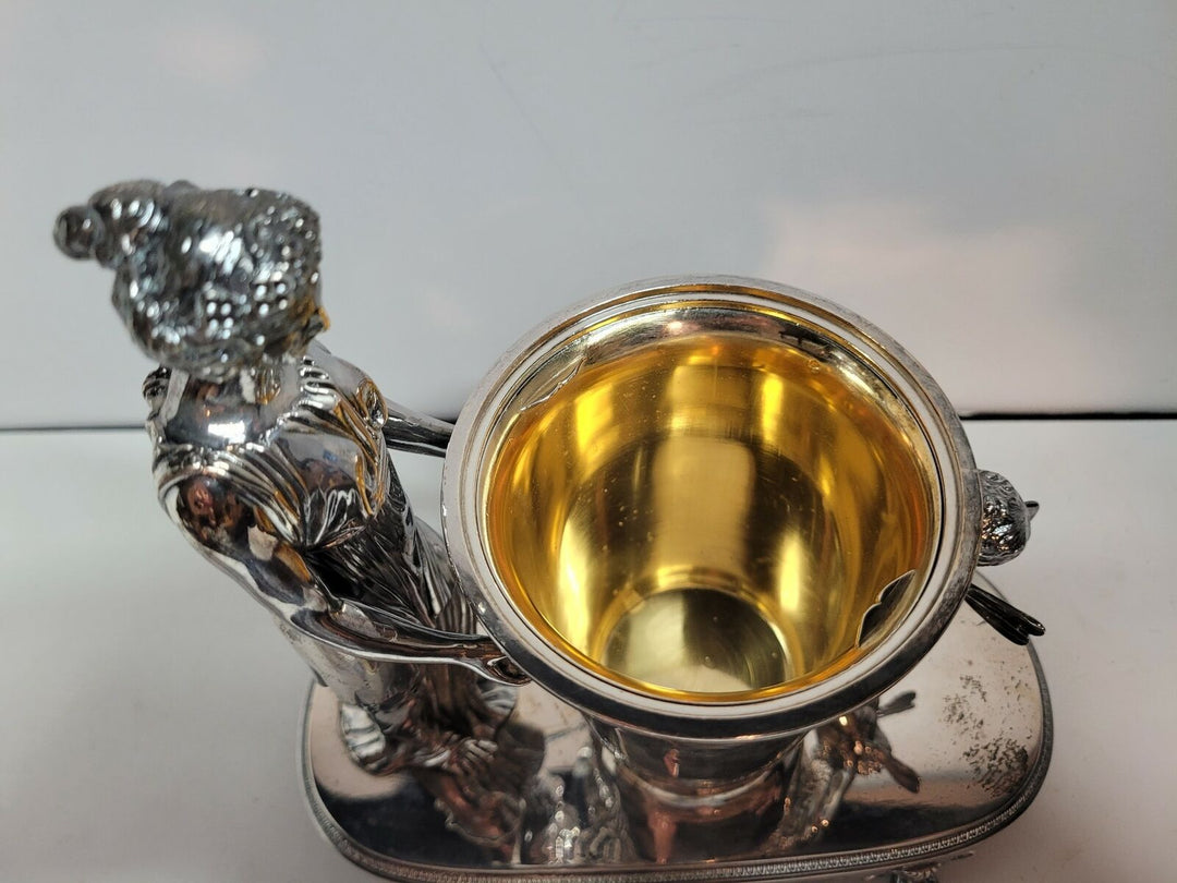 オディオ　パリ　シルバー　マスタードジャー