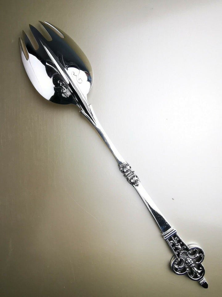 CARDEILHAC - Renaissance Mascaron service spoon French antique silver Minerve