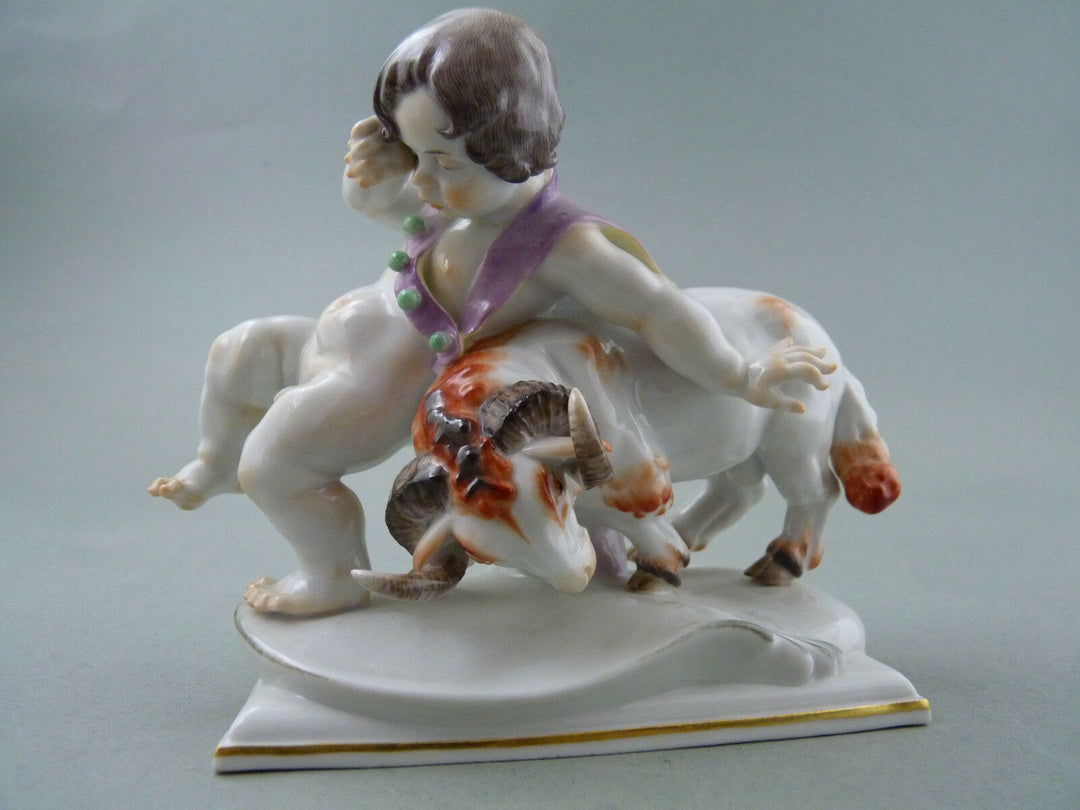 NP 3.289,-€ Meissen Figur Sternzeichen Widder 21.03.-20.04. H.11,2cm 1.Wahl TOP