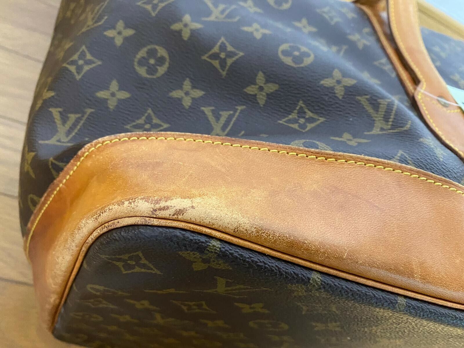 AUTH LOUIS VUITTON Monogram SAC MARIN LUGGAGE TRAVEL BAG LV205