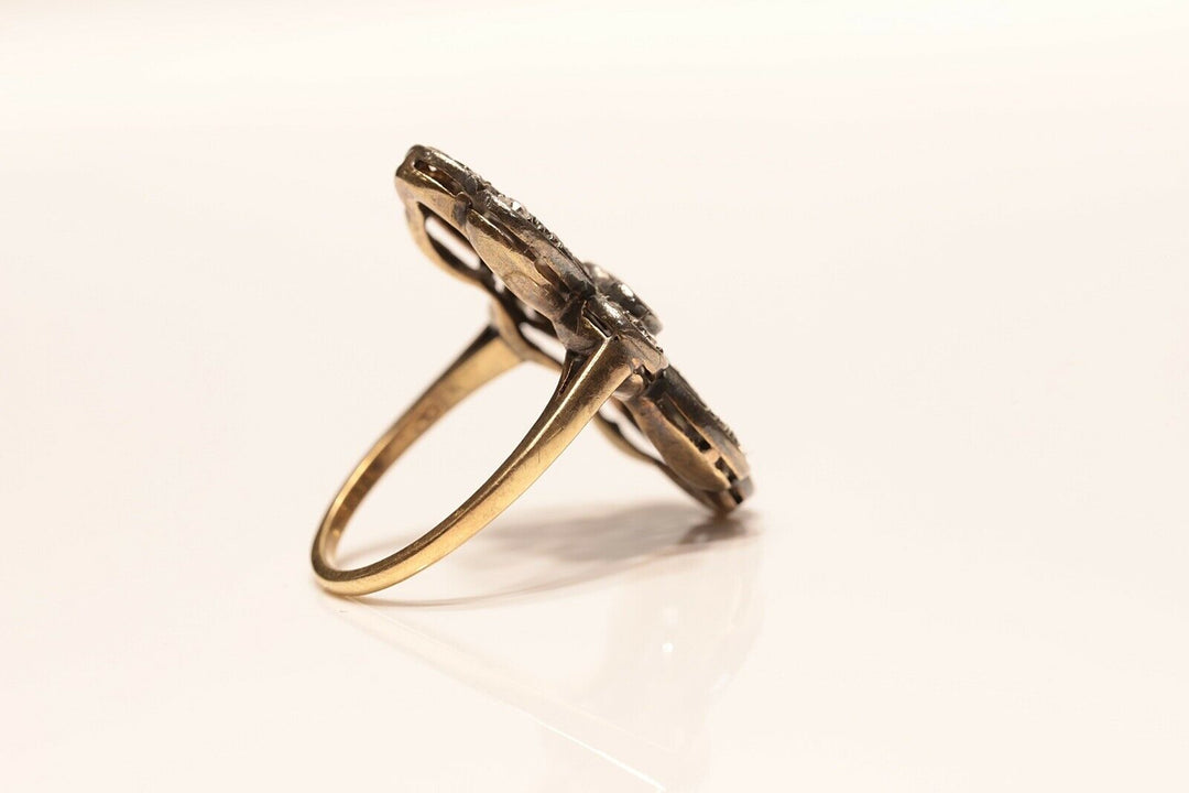 アンティーク アールデコ 14K ナチュラルダイヤモンドのリング