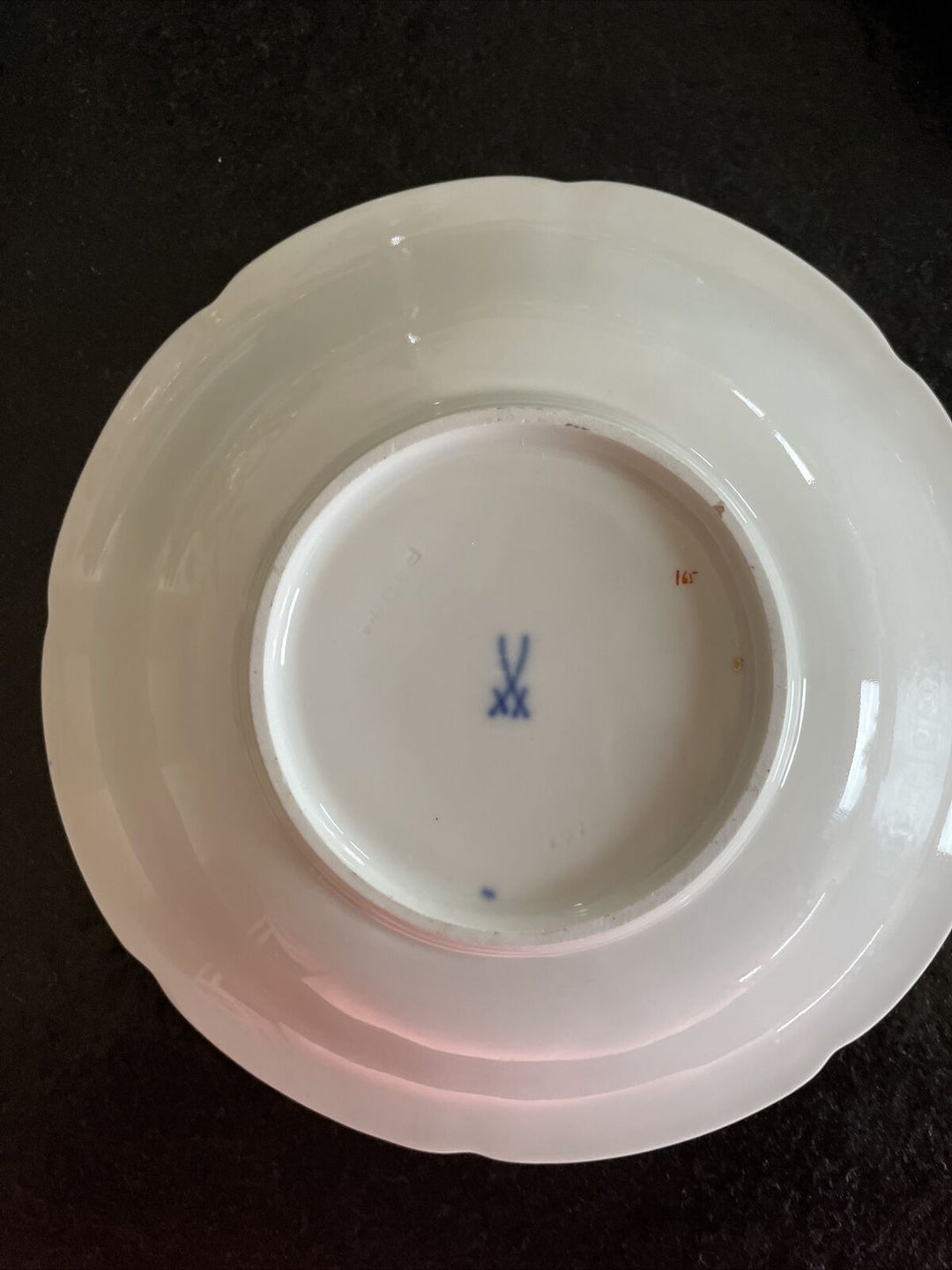 マイセン　モカセット　Bフォーム　2級品