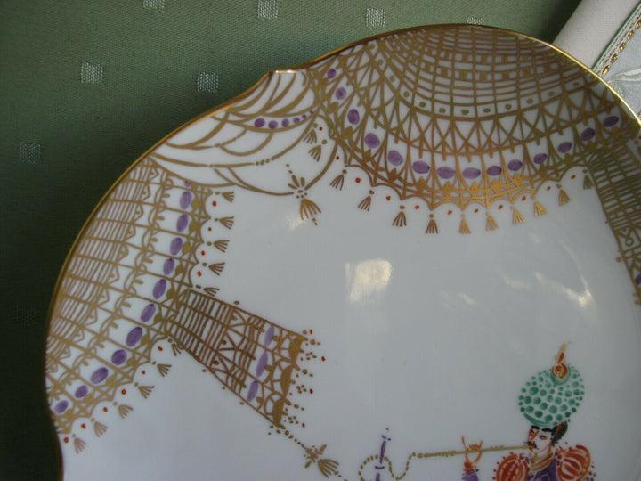 Schöner Meissen Kuchenteller in Dekor 1001 Nacht