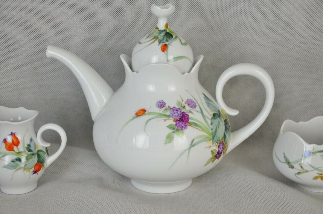 マイセン　ティーサービス　　森の植物　21点セット