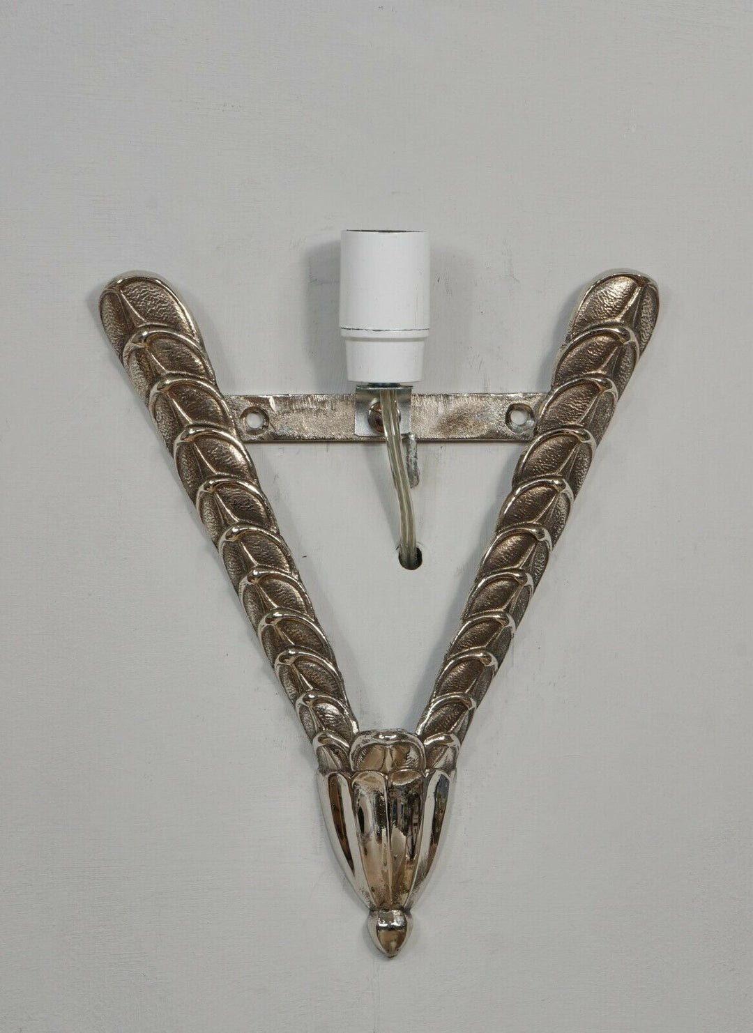 EJG : PAIR OF 1930 FRENCH ART DECO WALL SCONCES ......... lamp muller era France