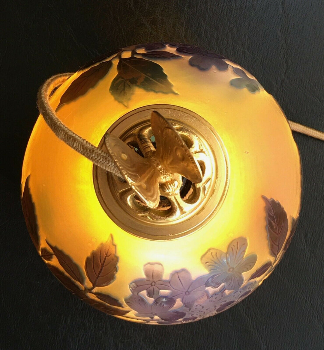 Gallé "Superbe Veilleuse" (Art Nouveau 1900)