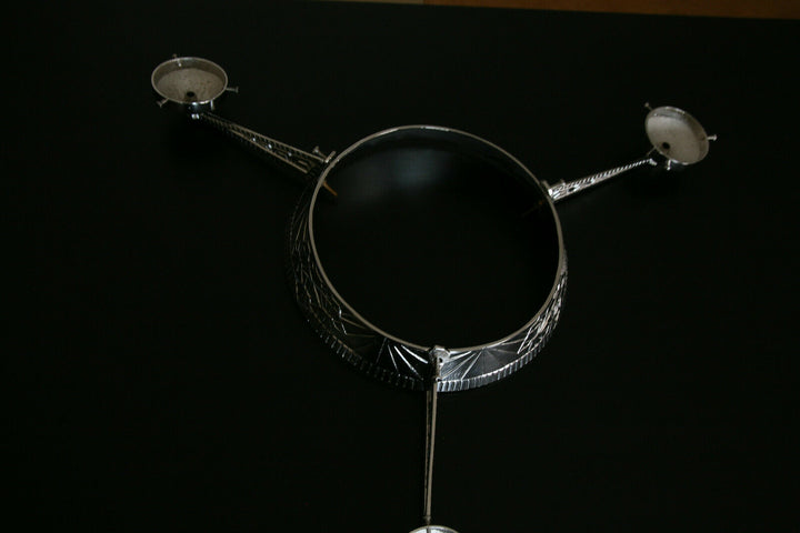 original Muller Freres Art Deco Leuchter in perfektem Zustand, signiert