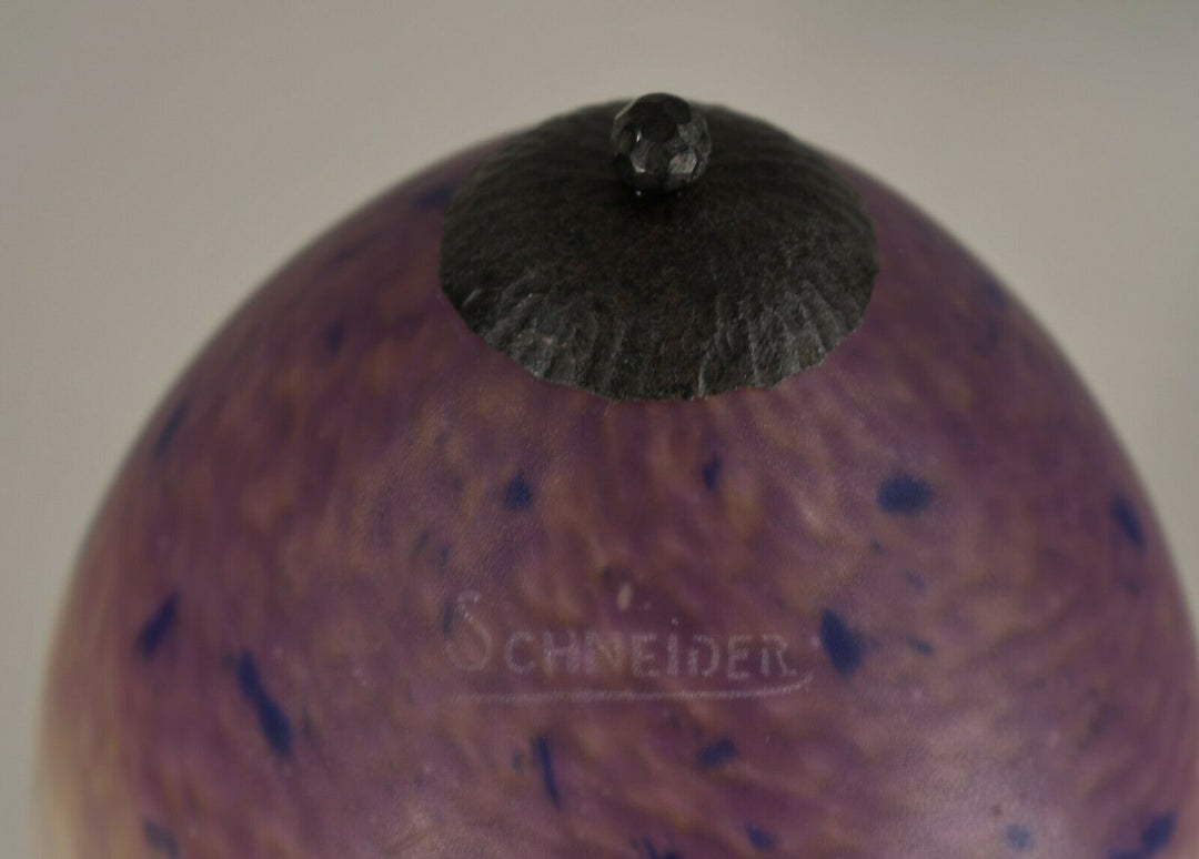 シュナイダー兄弟　アールデコランプ　フランス製　1925年　1930年　錬鉄製