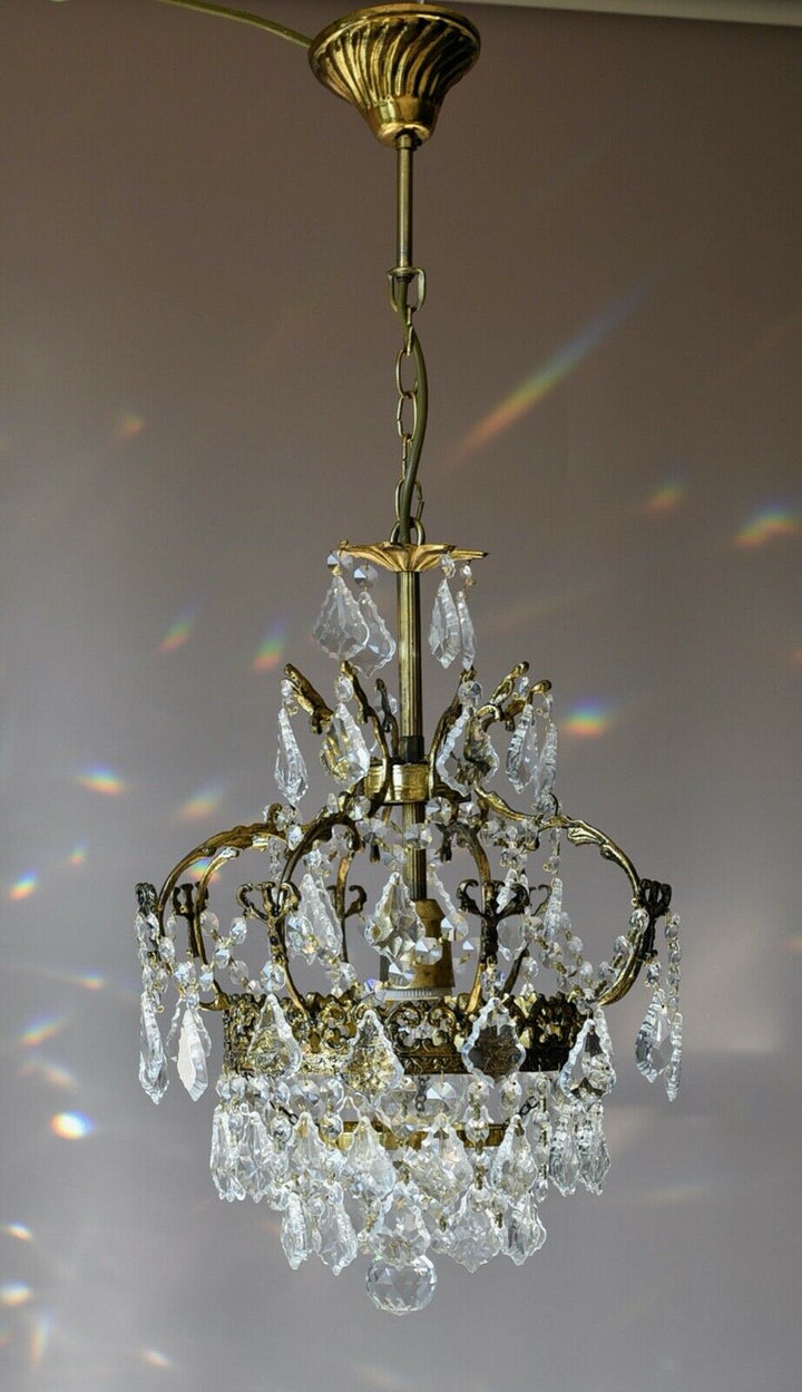 Rare Antique Style French Lamp Crystal Chandelier Home Living Interior Lighting