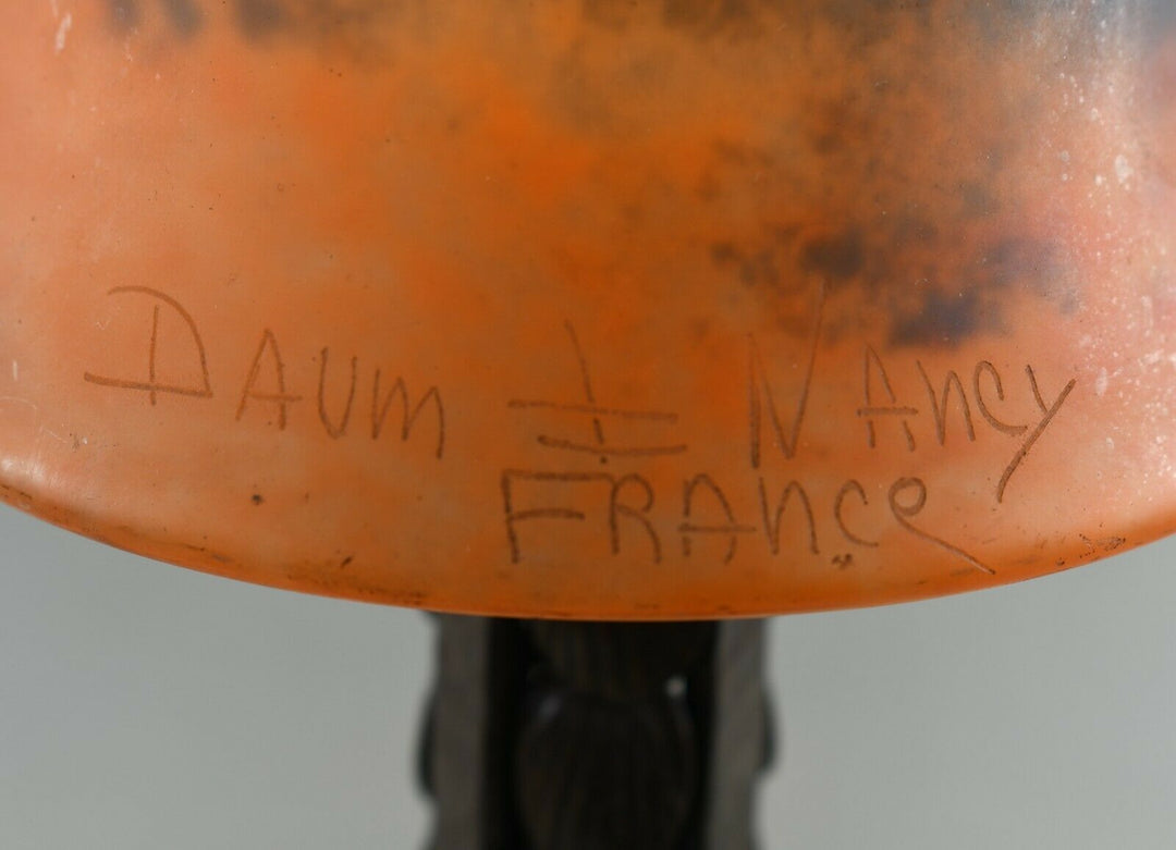 ドーム兄弟　アールデコランプ　フランス製　1925年　1930年　錬鉄製　フランス・ミューラー時代