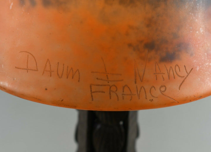 ドーム兄弟　アールデコランプ　フランス製　1925年　1930年　錬鉄製　フランス・ミューラー時代