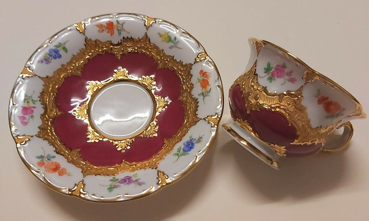 マイセン　モカセット　Bフォーム　2級品