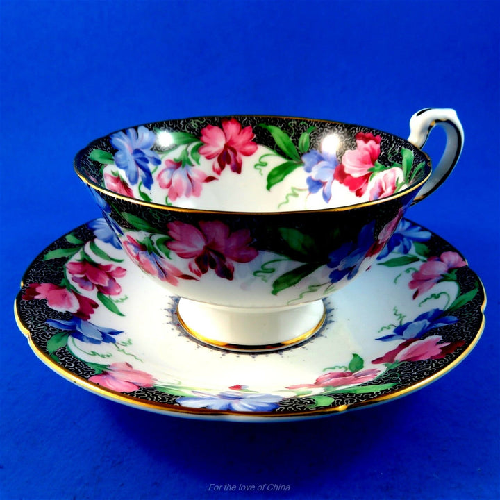 パラゴン　艶やかなスイートピーのカップ&ソーサー