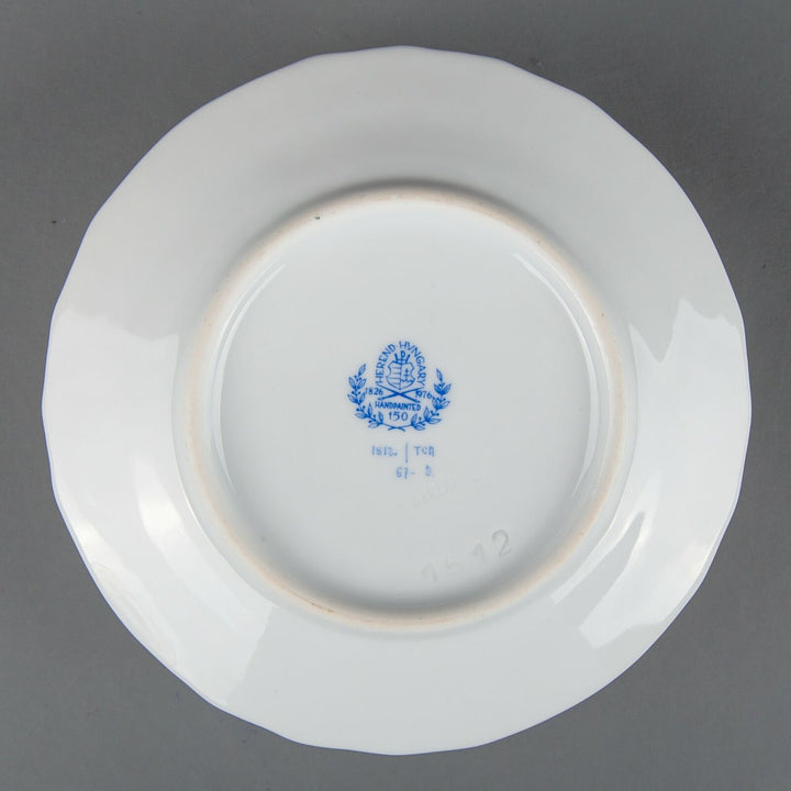 ヘレンド トゥッピーニの角笛 デザートプレート 2枚組 – アンティーク