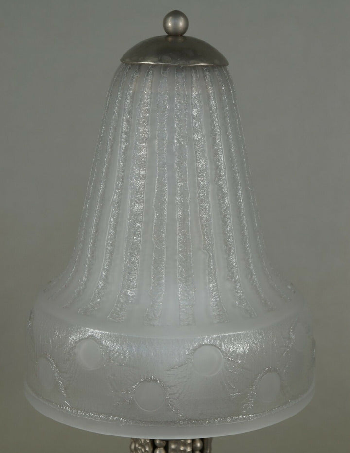 H.FOURNET & DAUM : French 1930 art deco lamp ............................ France