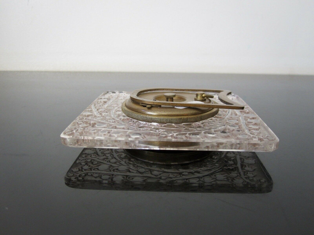 René Lalique : Pendulette Muguet art déco. R Lalique clock.
