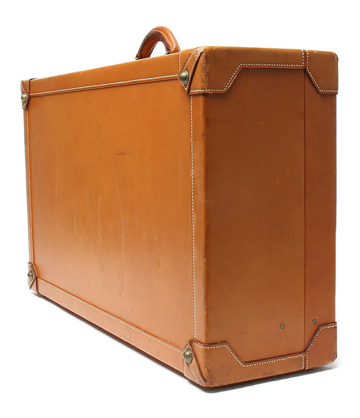 AUTH HERMES Caramel Nomade Leather Vintage BRIEFCASE ATTACHE TRUNK BAG
