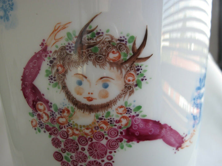 Wunderschöne große Meissen Vase in Dekor Sommernachtstraum / Blütenreigen