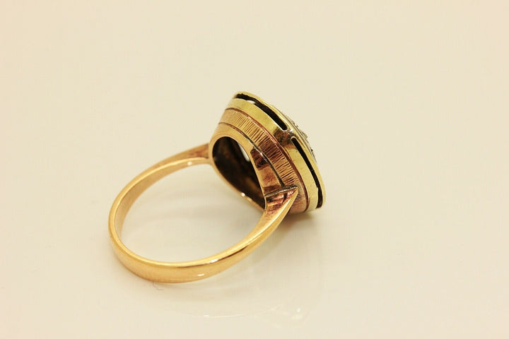 アンティーク オリジナル  14K ローズカットダイヤモンドのリング