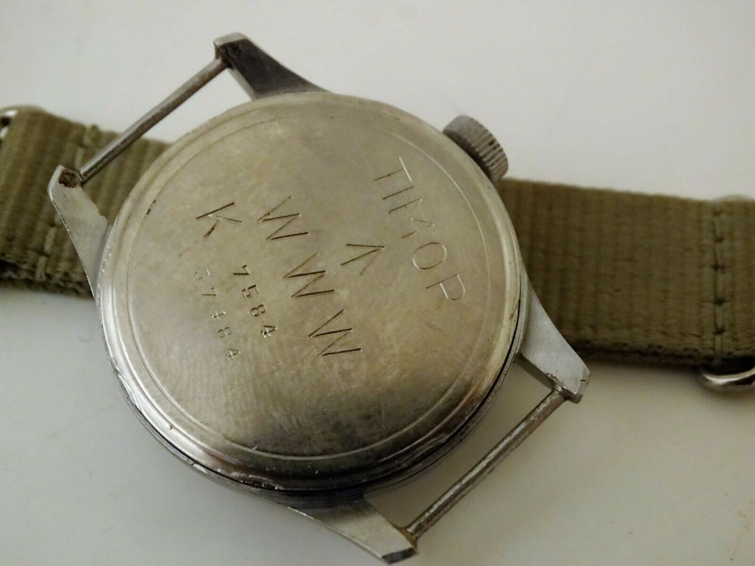 VINTAGE MILITARY TIMOR DIRTY DOZEN - WWII - cal 6060 - circa 1943 - 36mm