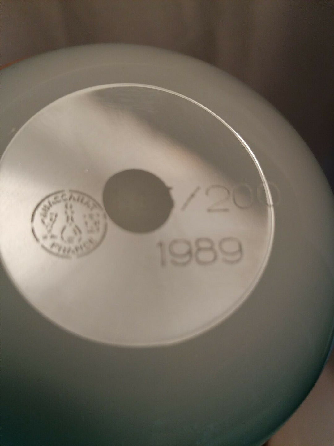 sulfure presse-papier signé numéroté 143/200 Baccarat année 1989 mésange