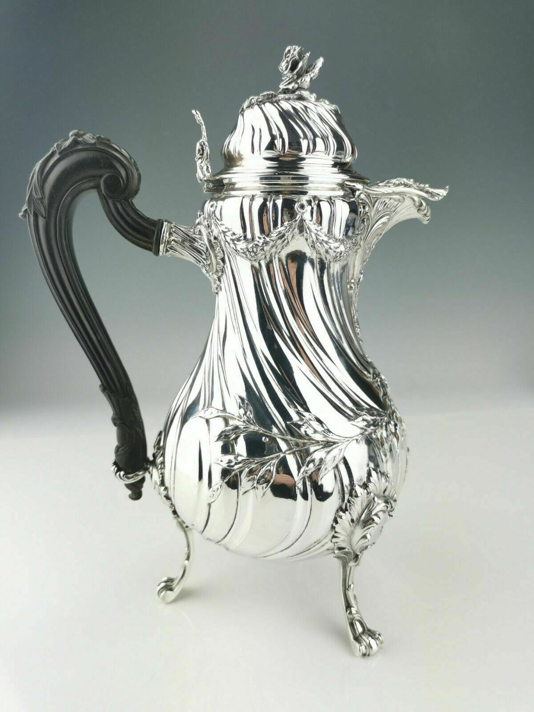 CARDEILHAC - Exceptional silver coffee tea 4 piece set - French minerve .950
