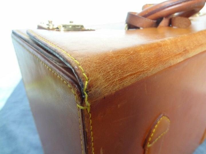 AUTH LOUIS VUITTON SPO Doctor Bag Travel Case Hand Bag Caramel Nomade