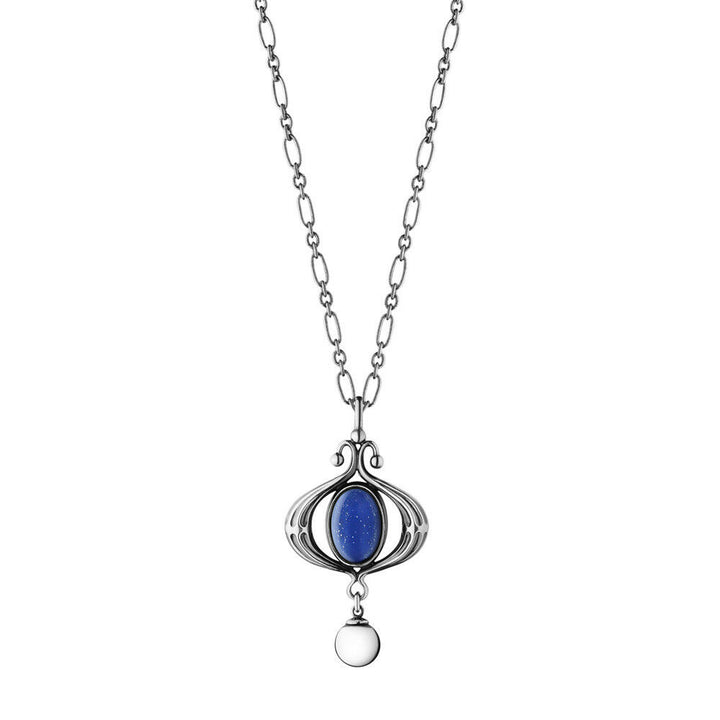 ジョージジェンセン(Georg Jensen)　シルバーペンダント　ラピスラズリ　2013年