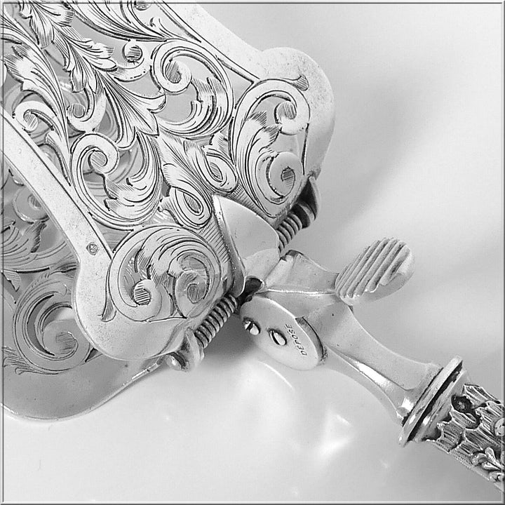 Ravinet D'Enfert French Sterling Silver Asparagus Pastry Toast Server