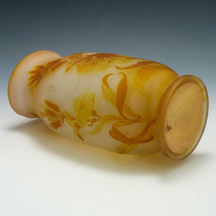 An Emile Galle Cameo Glass Vase c1900