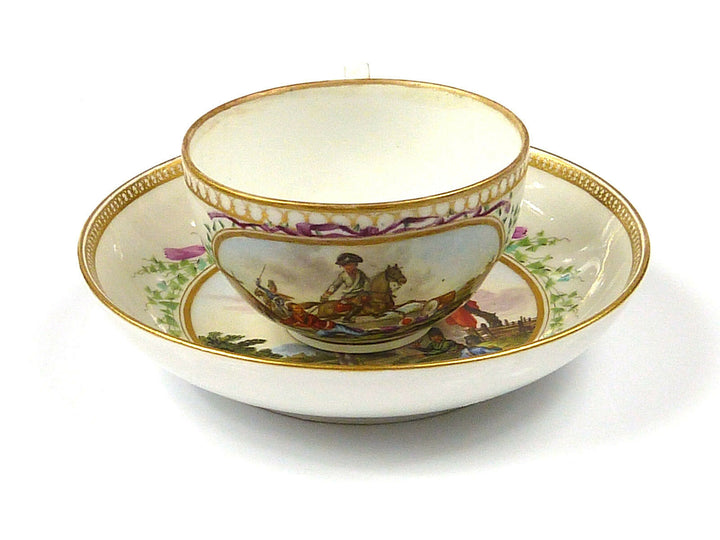 Sammelgedeck - MEISSEN - Bataillen bzw. Schlachten-Szenerien - Marcolini um 1800