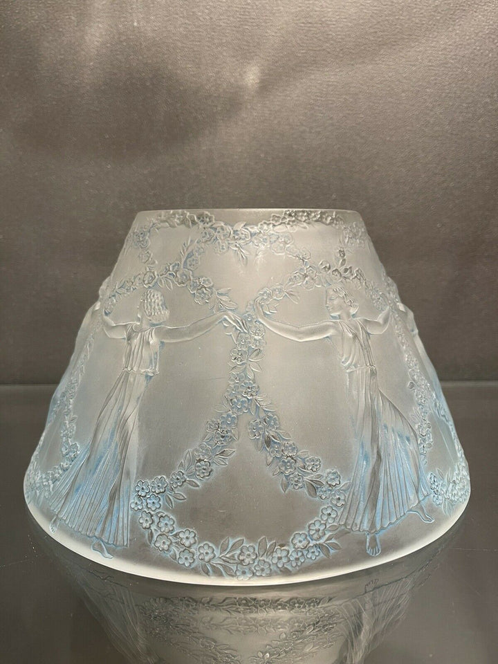 Lampe Six Danseuses Verre Patiné Rene Lalique R.Lalique Glass Lamp Dancing Women