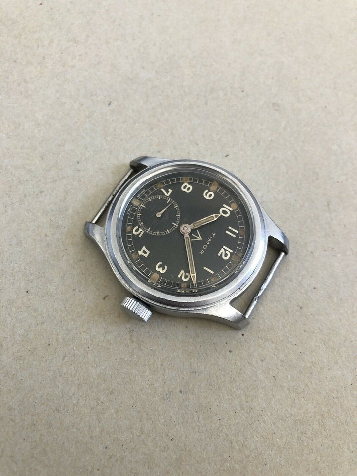 Vintage Timor British Military Watch WWW Dirty Dozen - UNRESTORED condition