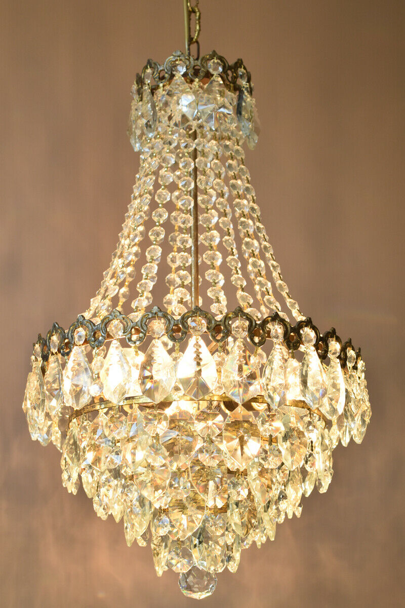 Crystal Home Lighting Chandelier French Vintage Antique Lamp Chandelier Lighting