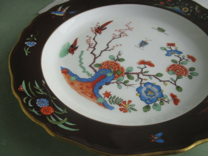 Schöner Meissen Teller mit vielen Indischen Blumen, Kakiemon Malerei