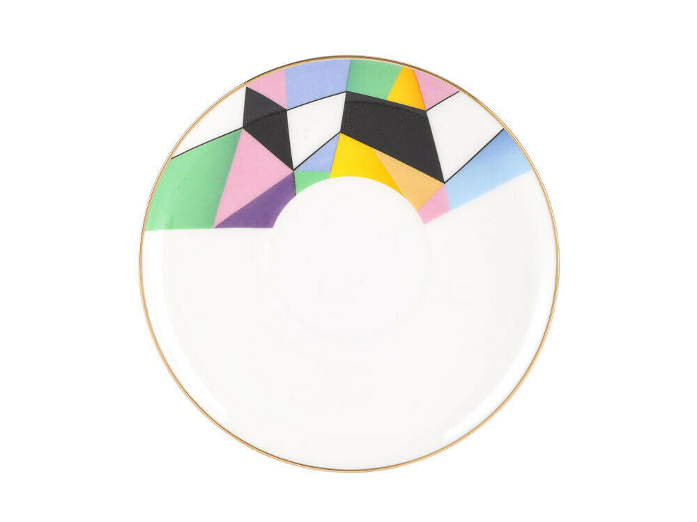 インペリアルポーセリン  ティーカップ ＆ ソーサー  モーション  "MOTION"  #1  ロモノーソフ  ボーンチャイナ