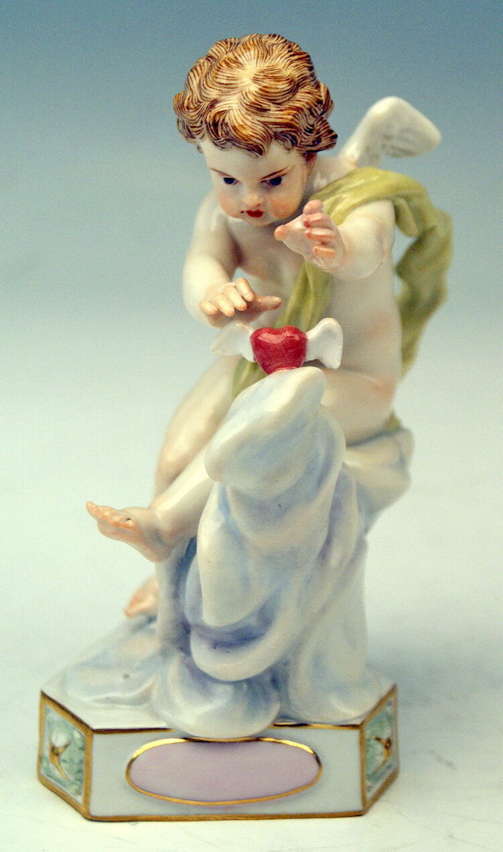 MEISSEN FIGUR DEVISENKIND MOTTO CHILD JE PRENDS MON ESSOR MNR: F11 UM 1860