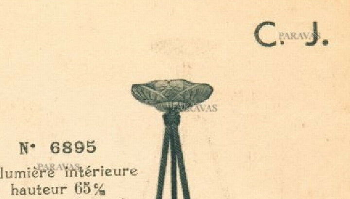 DEGUE & JAMAIN French 1930 art deco pendant . chandelier lamp muller era France